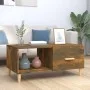 Couchtisch aus geräuchertem Eichensperrholz, 89,5 x 50 x 40 cm von vidaXL, Couchtisch - Ref: Foro24-817513, Preis: 48,35 €, R...