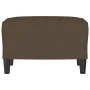 Brown fabric footstool 60x50x41 cm by vidaXL, Ottomans - Ref: Foro24-349282, Price: 50,81 €, Discount: %