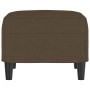 Brauner Stofffußhocker 60x50x41 cm von vidaXL, Osmanen - Ref: Foro24-349282, Preis: 51,58 €, Rabatt: %