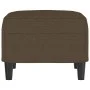 Brown fabric footstool 60x50x41 cm by vidaXL, Ottomans - Ref: Foro24-349282, Price: 50,81 €, Discount: %