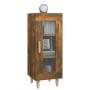Eiche geräuchert Holzwerkstoff Anrichte 34,5x34x90 cm von vidaXL, Sideboards - Ref: Foro24-817426, Preis: 66,67 €, Rabatt: %