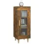 Engineered wood smoked oak sideboard 34.5x34x90 cm by vidaXL, Sideboards - Ref: Foro24-817426, Price: 65,57 €, Discount: %