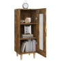 Eiche geräuchert Holzwerkstoff Anrichte 34,5x34x90 cm von vidaXL, Sideboards - Ref: Foro24-817426, Preis: 66,67 €, Rabatt: %
