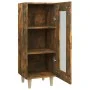 Engineered wood smoked oak sideboard 34.5x34x90 cm by vidaXL, Sideboards - Ref: Foro24-817426, Price: 65,57 €, Discount: %