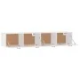 Armarios de pared 2 uds contrachapada blanco 100x36,5x35 cm de vidaXL, Taquillas y armarios de almacenamiento - Ref: Foro24-3...
