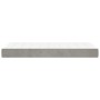 Colchón de muelles ensacados terciopelo gris claro 90x190x20 cm de vidaXL, Colchones - Ref: Foro24-347708, Precio: 132,40 €, ...