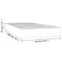 Hellgraue Taschenfederkernmatratze aus Samt, 90 x 190 x 20 cm von vidaXL, Matratzen - Ref: Foro24-347708, Preis: 125,83 €, Ra...