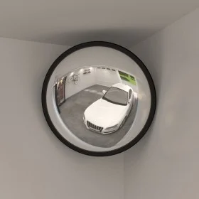 Convex traffic mirror for interior black acrylic Ø40 cm by vidaXL, Road and traffic signs - Ref: Foro24-153078, Price: 57,97 ...
