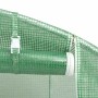 Invernadero con estructura de acero verde 120 m² 20x6x2,85 m