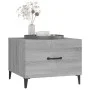 Coffee tables with metal legs 2 units gray Sonoma 50x50x40 cm by vidaXL, Coffee table - Ref: Foro24-817540, Price: 64,99 €, D...