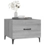 Couchtisch mit Metallbeinen 2 Stück grau sonoma 50x50x40 cm von vidaXL, Couchtisch - Ref: Foro24-817540, Preis: 65,56 €, Raba...