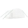 Invernadero con estructura de acero blanco 24 m² 6x4x2,85 m