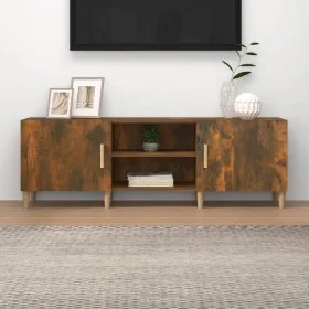 TV-Schrank aus geräuchertem Eichensperrholz, 150 x 30 x 30 cm von vidaXL, TV-Möbel - Ref: Foro24-817501, Preis: 76,79 €, Raba...