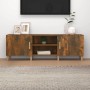 Mueble de TV madera contrachapada roble ahumado 150x30x30 cm de vidaXL, Muebles TV - Ref: Foro24-817501, Precio: 80,24 €, Des...