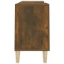 Mueble de TV madera contrachapada roble ahumado 150x30x30 cm de vidaXL, Muebles TV - Ref: Foro24-817501, Precio: 80,24 €, Des...