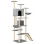 Cat scratching post with light gray sisal posts 191 cm by vidaXL, Cat furniture - Ref: Foro24-171595, Price: 100,78 €, Discou...