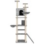 Katzenkratzbaum mit hellgrauen Sisalstämmen, 191 cm von vidaXL, Katzenmöbel - Ref: Foro24-171595, Preis: 100,78 €, Rabatt: %