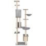 Cat scratching post with light gray sisal posts 191 cm by vidaXL, Cat furniture - Ref: Foro24-171595, Price: 100,78 €, Discou...