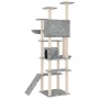 Cat scratching post with light gray sisal posts 191 cm by vidaXL, Cat furniture - Ref: Foro24-171595, Price: 100,78 €, Discou...