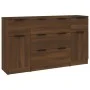 3-teiliges Sideboard-Set aus braunem Eichensperrholz von vidaXL, Sideboards - Ref: Foro24-3115827, Preis: 179,94 €, Rabatt: %
