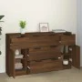 3-teiliges Sideboard-Set aus braunem Eichensperrholz von vidaXL, Sideboards - Ref: Foro24-3115827, Preis: 179,94 €, Rabatt: %