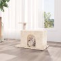 Katzenkratzbaum mit cremefarbenen Sisalstämmen, 51 cm von vidaXL, Katzenmöbel - Ref: Foro24-171585, Preis: 27,55 €, Rabatt: %