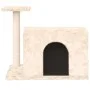 Cat scratching post with cream sisal posts 51 cm by vidaXL, Cat furniture - Ref: Foro24-171585, Price: 31,76 €, Discount: %