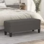 Gray synthetic leather bench 100x35x41 cm by vidaXL, Banks - Ref: Foro24-349462, Price: 50,13 €, Discount: %