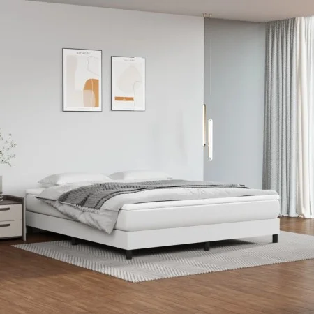 Weiße Taschenfederkernmatratze aus Kunstleder, 180 x 200 x 20 cm von vidaXL, Matratzen - Ref: Foro24-347843, Preis: 261,64 €,...