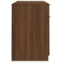 Oak brown plywood desk with side cabinet by vidaXL, Desks - Ref: Foro24-3115915, Price: 159,53 €, Discount: %