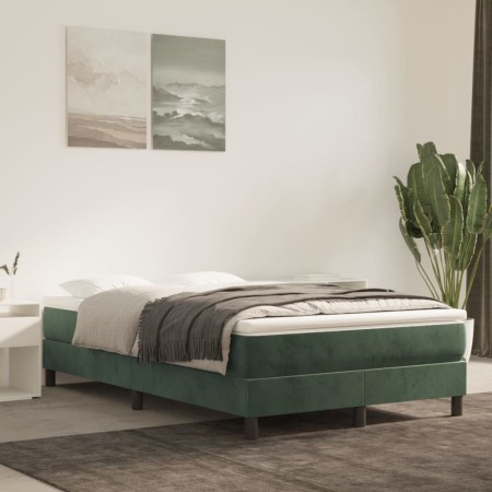 Dunkelgrüne Taschenfederkernmatratze aus Samt, 120 x 200 x 20 cm von vidaXL, Matratzen - Ref: Foro24-347771, Preis: 194,33 €,...