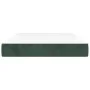 Colchón muelles ensacados terciopelo verde oscuro 120x200x20 cm de vidaXL, Colchones - Ref: Foro24-347771, Precio: 190,65 €, ...