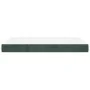 Colchón muelles ensacados terciopelo verde oscuro 120x200x20 cm de vidaXL, Colchones - Ref: Foro24-347771, Precio: 190,65 €, ...