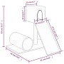 Katzenkratzbaum mit cremefarbenen Sisalpfosten 59 cm von vidaXL, Katzenmöbel - Ref: Foro24-171606, Preis: 24,61 €, Rabatt: %