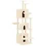 Katzenkratzbaum mit cremefarbenen Sisalstämmen, 180 cm von vidaXL, Katzenmöbel - Ref: Foro24-171600, Preis: 111,60 €, Rabatt: %