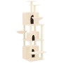 Katzenkratzbaum mit cremefarbenen Sisalstämmen, 180 cm von vidaXL, Katzenmöbel - Ref: Foro24-171600, Preis: 116,29 €, Rabatt: %