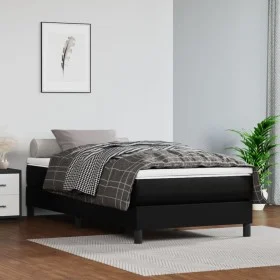 Schwarze Taschenfederkernmatratze aus Kunstleder, 90 x 190 x 20 cm von vidaXL, Matratzen - Ref: Foro24-347702, Preis: 131,90 ...