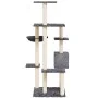 Cat scratching post with dark gray sisal posts 142 cm by vidaXL, Cat furniture - Ref: Foro24-171593, Price: 53,51 €, Discount: %