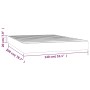 Pocket spring mattress cream fabric 140x200x20 cm by vidaXL, Mattresses - Ref: Foro24-347799, Price: 228,31 €, Discount: %