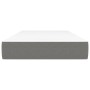 Colchón de muelles ensacados tela gris oscuro 100x200x20 cm de vidaXL, Colchones - Ref: Foro24-347735, Precio: 166,71 €, Desc...