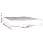 Taschenfederkernmatratze taupegrauer Stoff 140x200x20 cm von vidaXL, Matratzen - Ref: Foro24-347798, Preis: 218,85 €, Rabatt: %