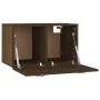 Oak brown plywood wall cabinet 60x36.5x35 cm by vidaXL, Lockers and storage cabinets - Ref: Foro24-817602, Price: 41,02 €, Di...