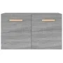 Sonoma grauer Wandschrank aus Holzwerkstoff, 60 x 36,5 x 35 cm von vidaXL, Schließfächer und Lagerschränke - Ref: Foro24-8175...
