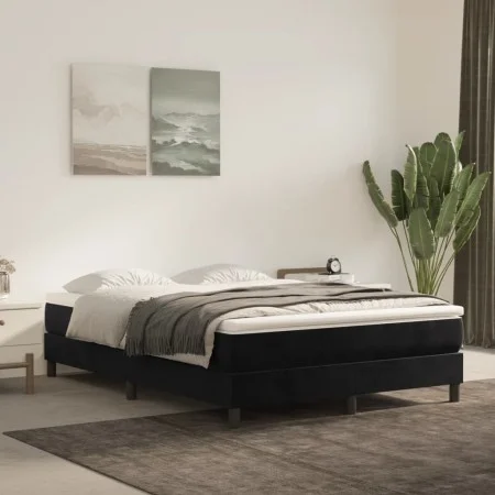 Colchón de muelles ensacados terciopelo negro 140x200x20 cm de vidaXL, Colchones - Ref: Foro24-347810, Precio: 191,99 €, Desc...