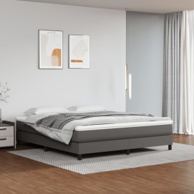 Gray synthetic leather pocket spring mattress 160x200x20 cm by vidaXL, Mattresses - Ref: Foro24-347826, Price: 269,66 €, Disc...