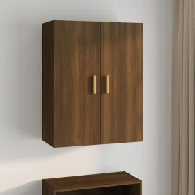 Wall-mounted hanging wardrobe in Sonoma oak, 69.5x34x90 cm by vidaXL, Sideboards - Ref: Foro24-817383, Price: 81,20 €, Discou...