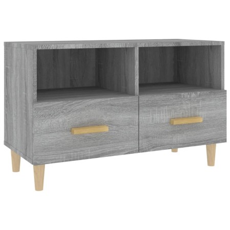 Sonoma grauer TV-Schrank aus Holzwerkstoff, 80 x 36 x 50 cm von vidaXL, TV-Möbel - Ref: Foro24-817490, Preis: 66,39 €, Rabatt: %