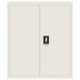 Armario archivador de acero blanco 90x40x145 cm