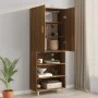 Armario colgante de pared roble Sonoma 69,5x34x90 cm de vidaXL, Aparadores - Ref: Foro24-817383, Precio: 81,17 €, Descuento: %