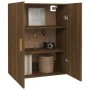 Armario colgante de pared roble Sonoma 69,5x34x90 cm de vidaXL, Aparadores - Ref: Foro24-817383, Precio: 81,17 €, Descuento: %